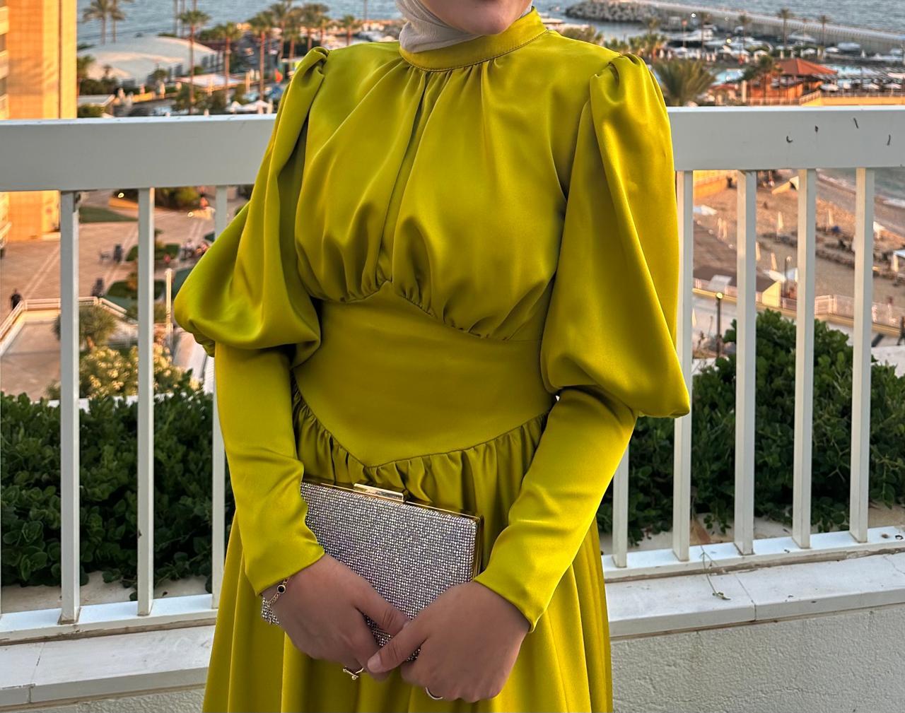 Lime Green Dress R
