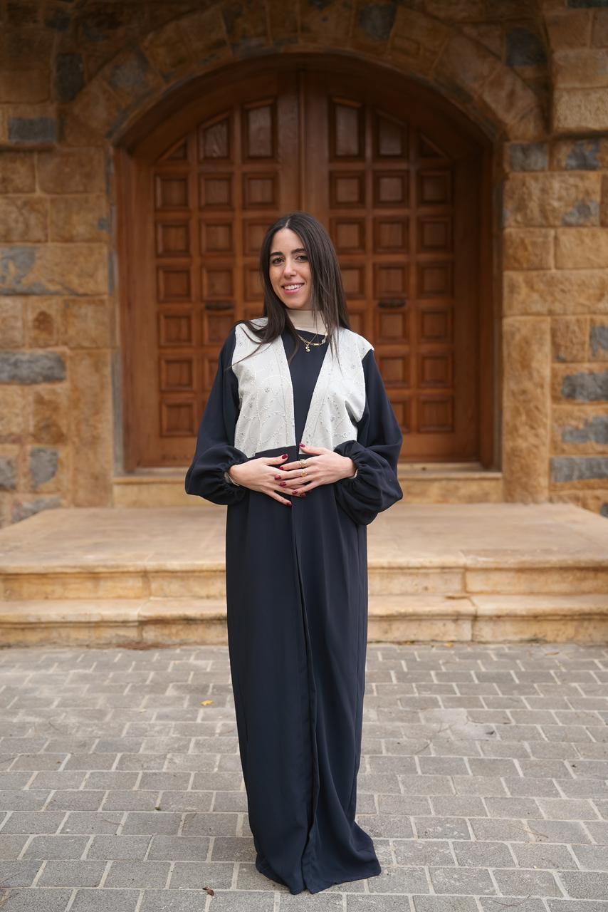 Navy Unique Abaya
