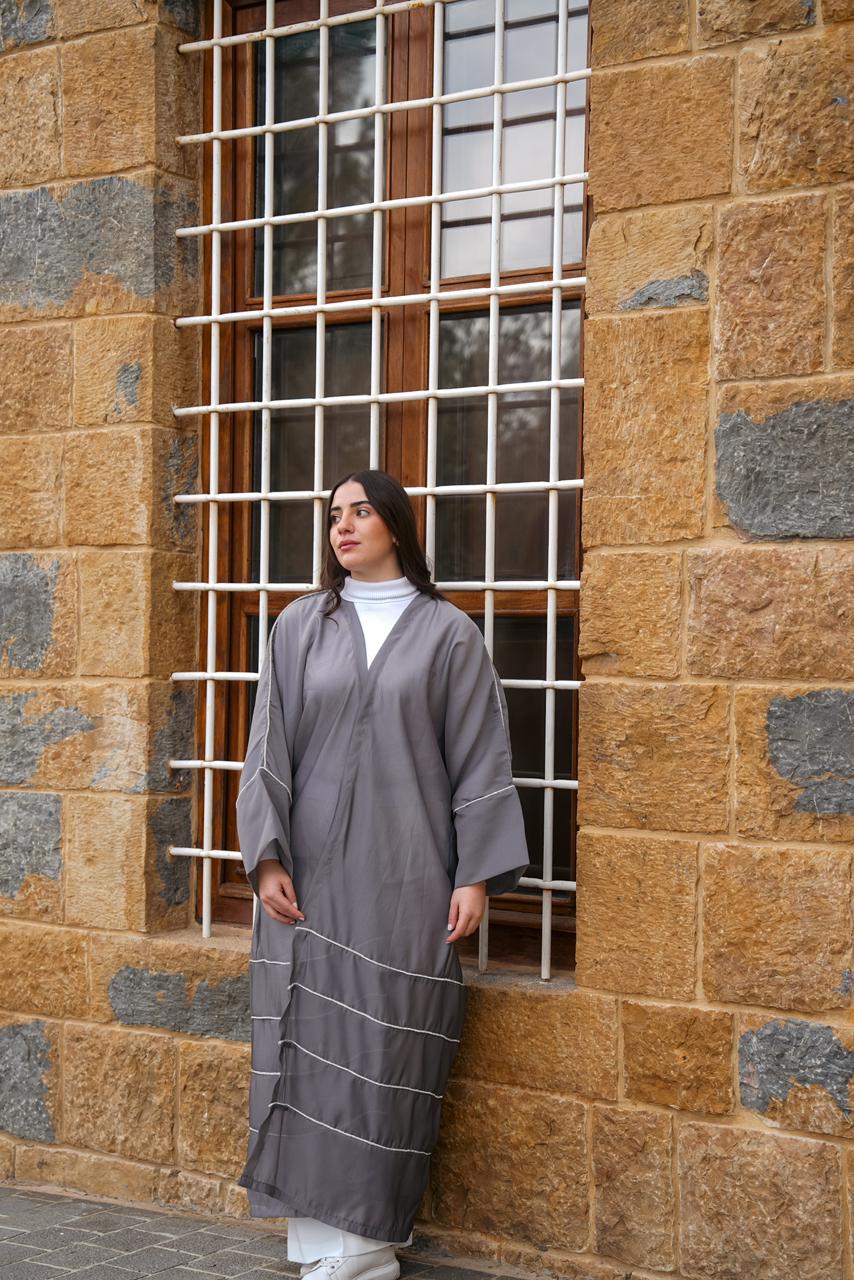 Gray Luxe Abaya