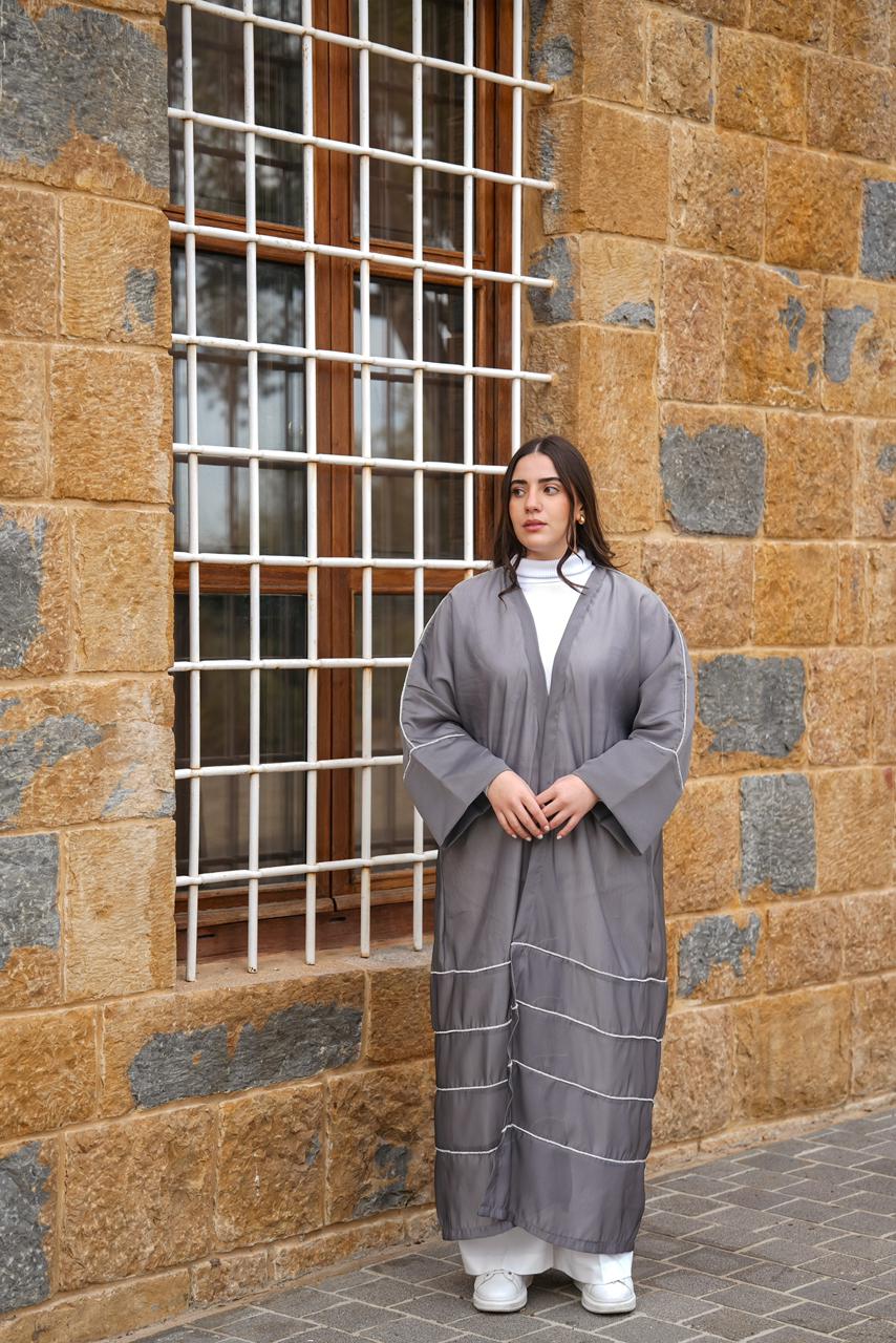Gray Luxe Abaya