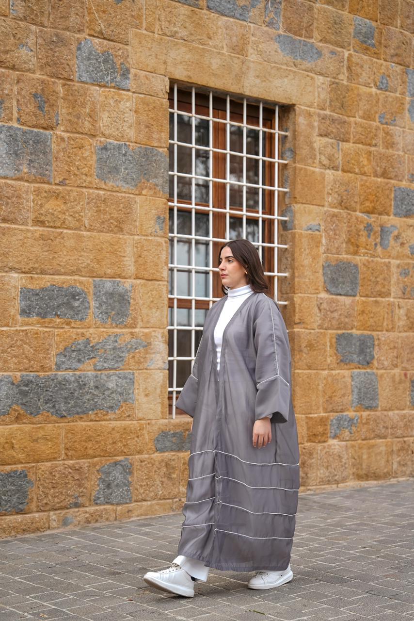 Gray Luxe Abaya