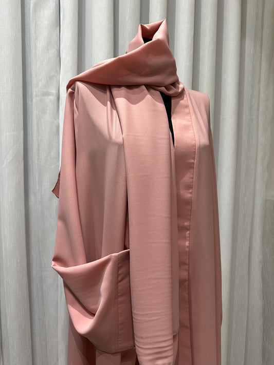 Soft Pink Abaya