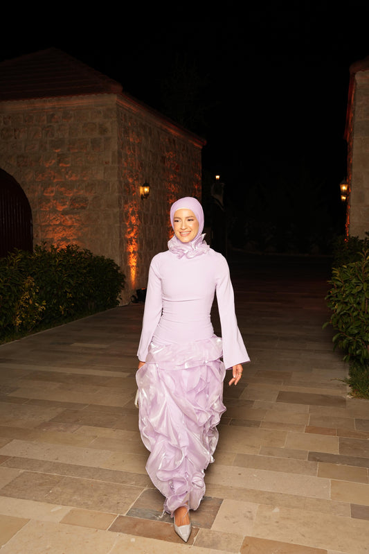 Rose Pearl Ruffle Rental