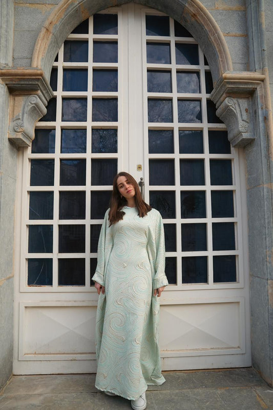 Shades Of Green Abaya