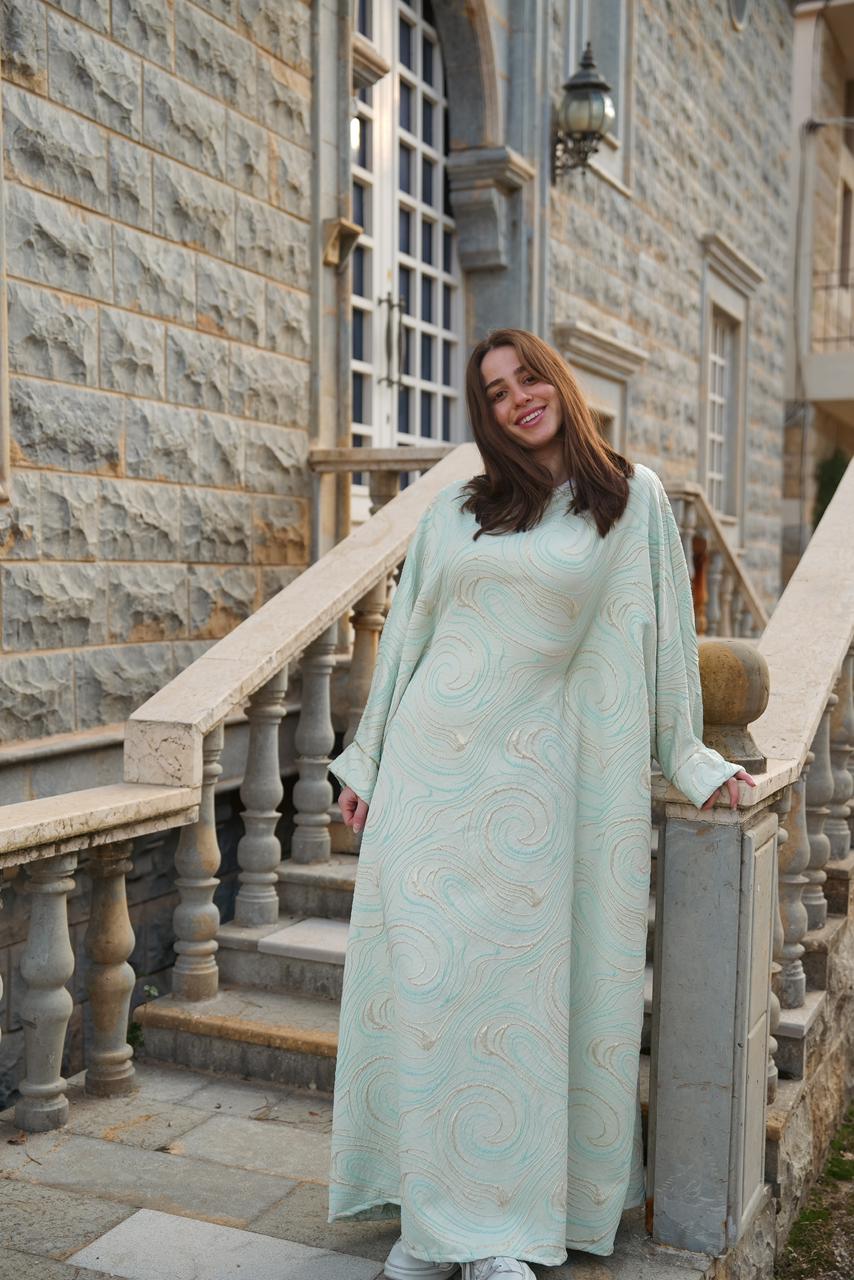 Shades Of Green Abaya