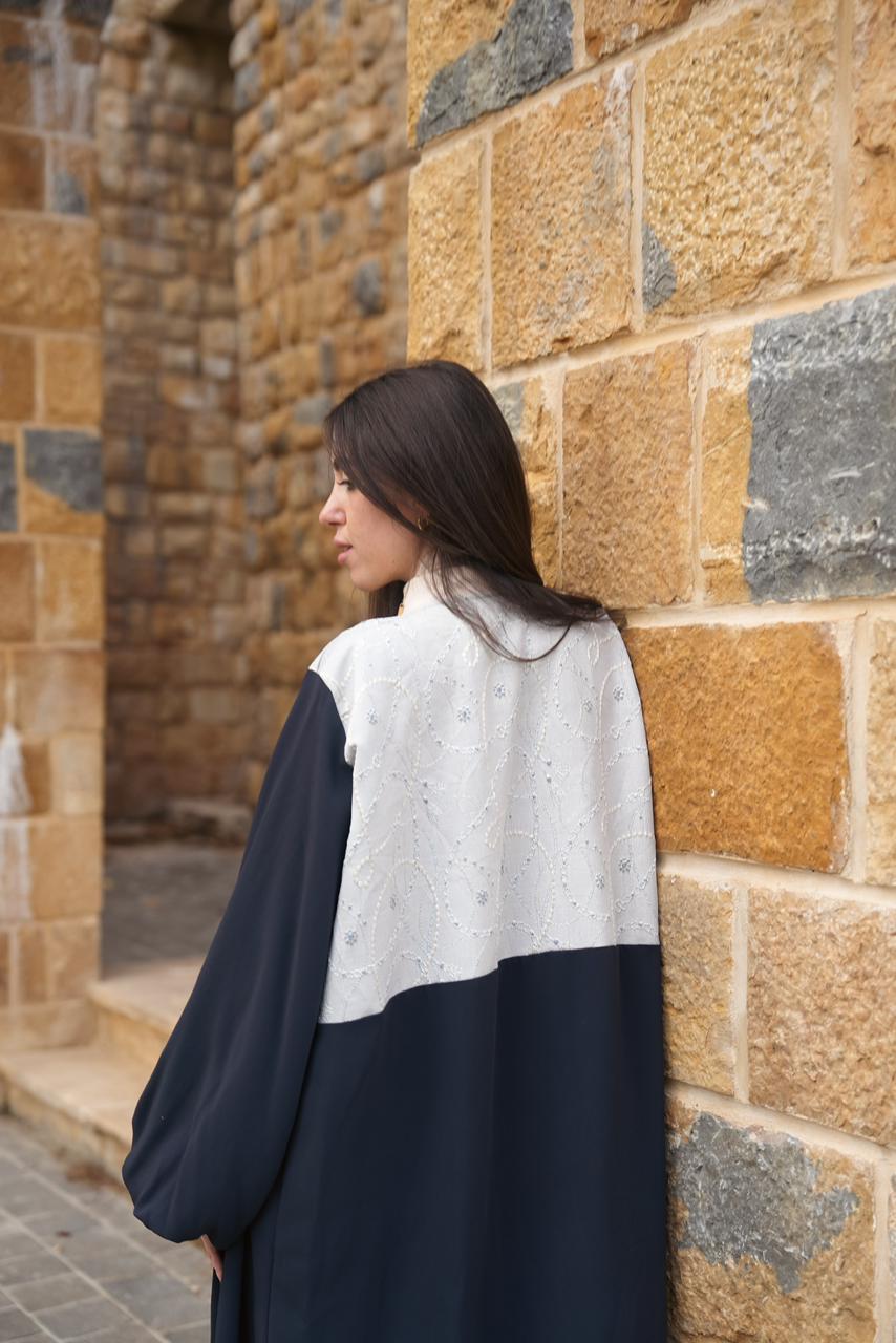 Navy Unique Abaya