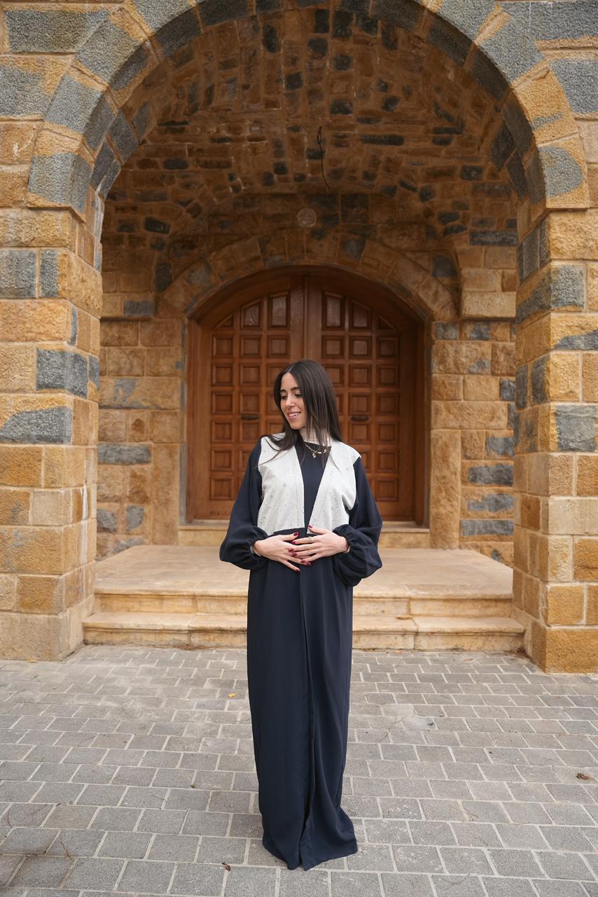 Navy Unique Abaya